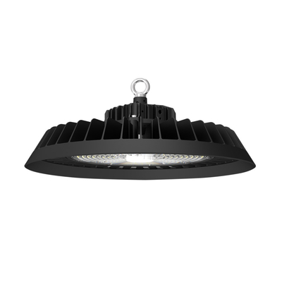 0-10V Dimmable LED UFO High Bay Lights 150W 22000 Lumens Black Aluminum