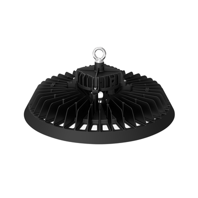 0-10V Dimmable LED UFO High Bay Lights 150W 22000 Lumens Black Aluminum