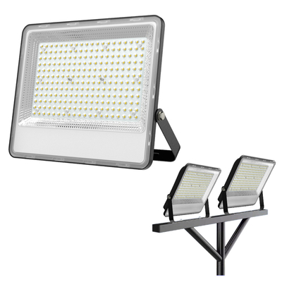 SMD3030 Asymmetric High Power LED Flood Lights 200 Watt Black Aluminum Body
