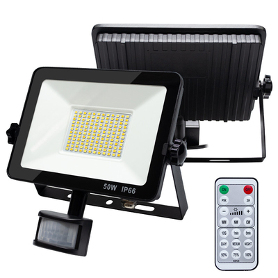 Energy Saving LED Flood Light 3cct Dimming Motion Sensor Outdoor IP66 CE ROHS UKCA