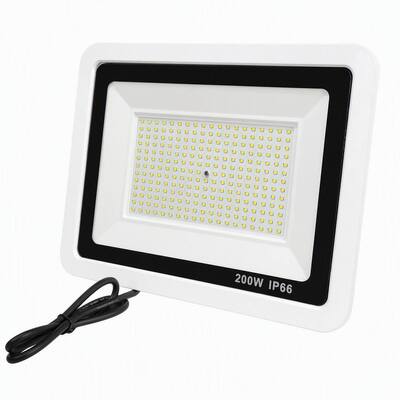 200W LED-overstromingslicht met witte behuizing